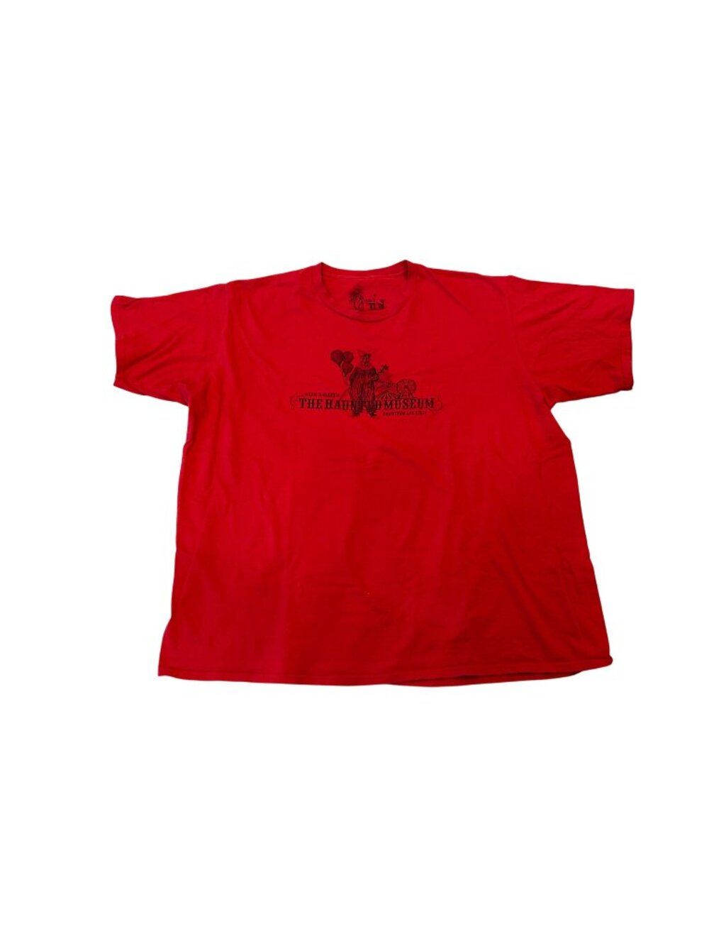 Zak Bagans Haunted Museum Clown Tee – Red‎ Men’s 3XL, Las Vegas Horror Graphic